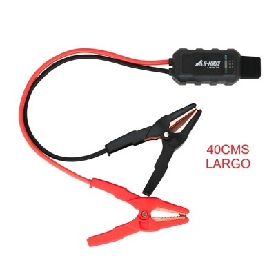 Partidor Arrancador de Baterías 3000A y Compresor 12V con Linterna y Power Bank G-FORCE