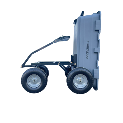 Carrito Multipropósito Con Tolva Abatible Para 400 Kg Rueda Solida
