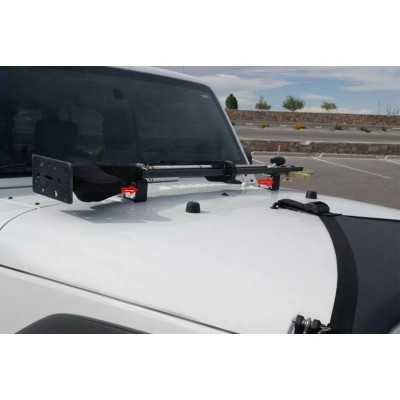 Soporte De Montaje Gato Hi-Lift Capó, Compatible Jeep Wrangler